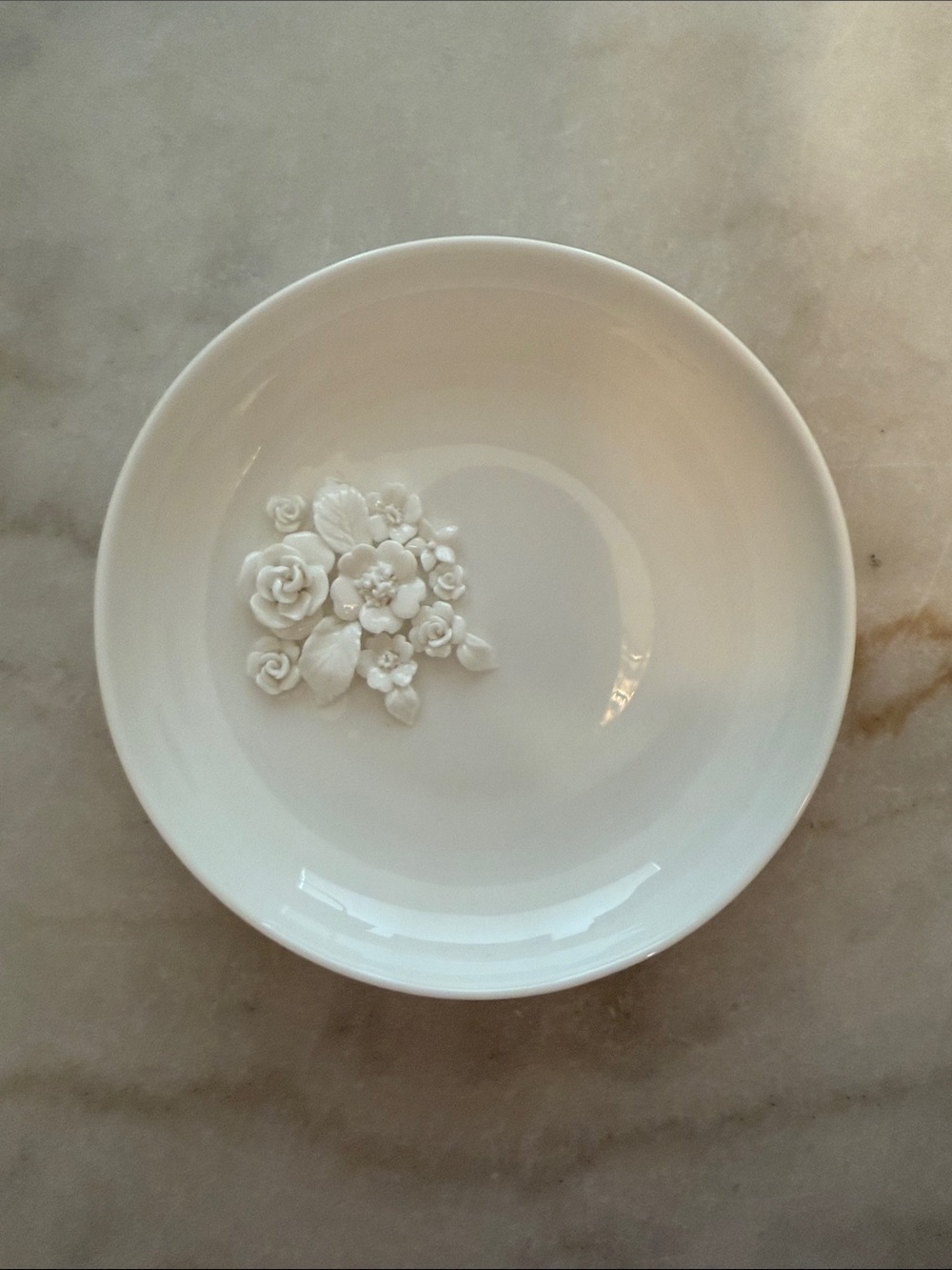 Wedgwood Cream Petal Porcelain Plate